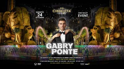 Concerto Gabry Ponte a CInecittà World