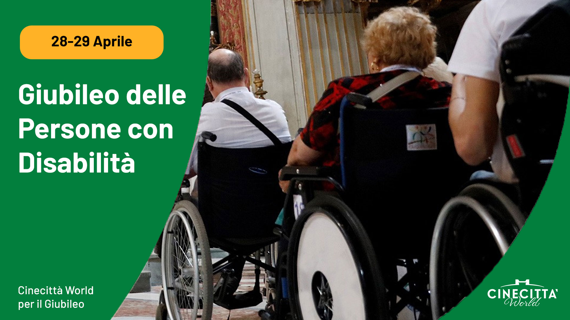 Giubileo 2025 - Cinecittà World per il Giubileo - Giubileo-delle-Persone-con-Disabilità-Cinecittà-World-per-il-Giubileo